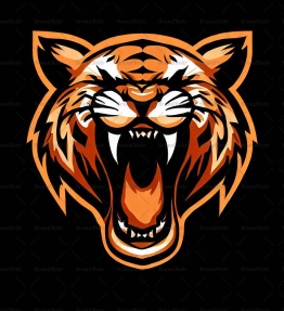 Brüllender Tiger